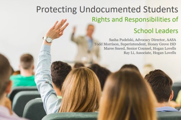 Protecting Undocumented Students PowerPoint Title Slide