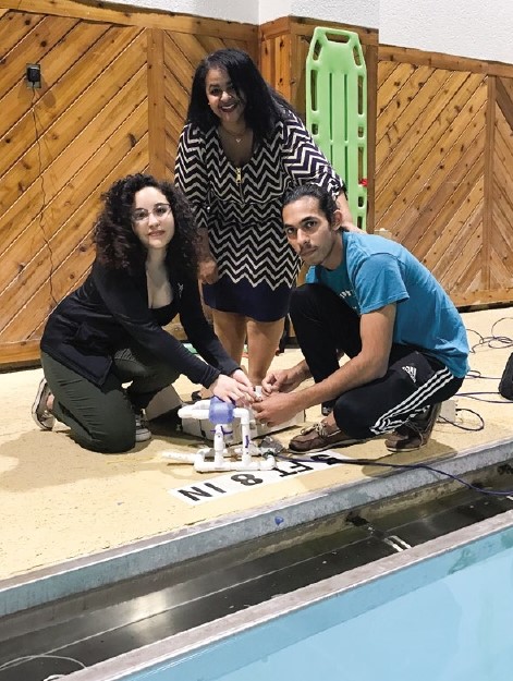 Karen Jacobs with Students