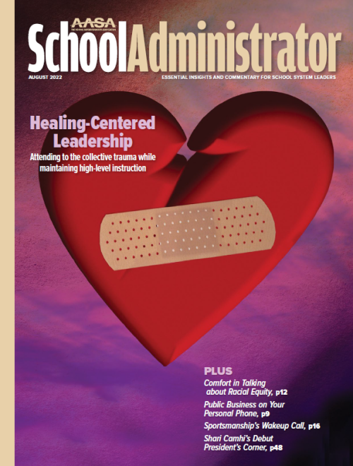 August 2022 School Administrator Cover