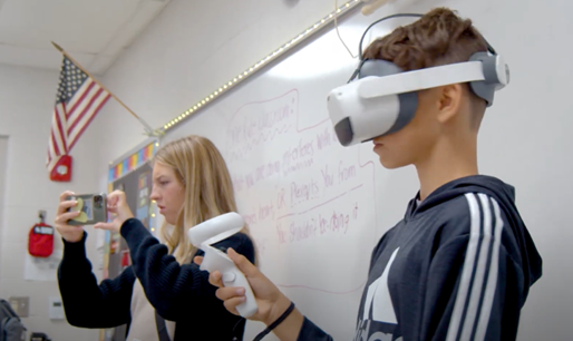 Students using new tech at Noble Local Public Schools