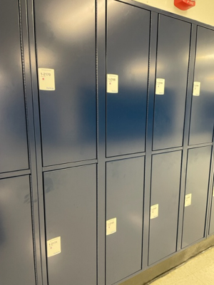 High school students at Baldwin UFSD can swipe to open their lockers versus using a combination.