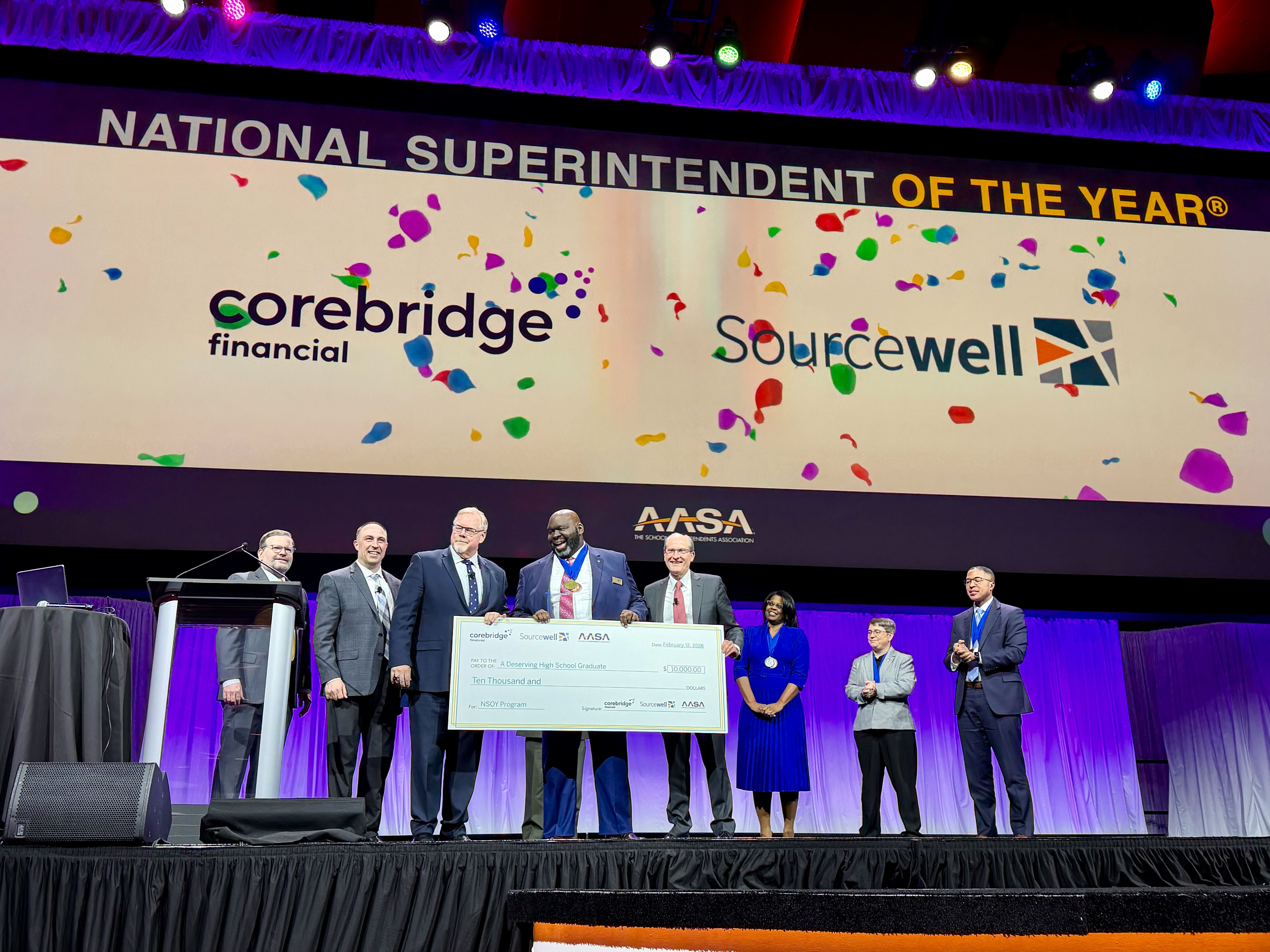 Roosevelt Nivens with check