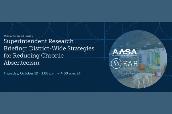 Superintendent Research Briefing: District-Wide Strategies for Reducing Chronic Absenteeism webinar