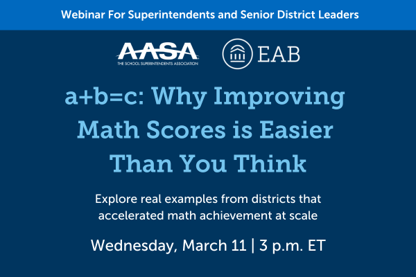 a+b=c: Why Improving Math Scores is Easier Than You Think