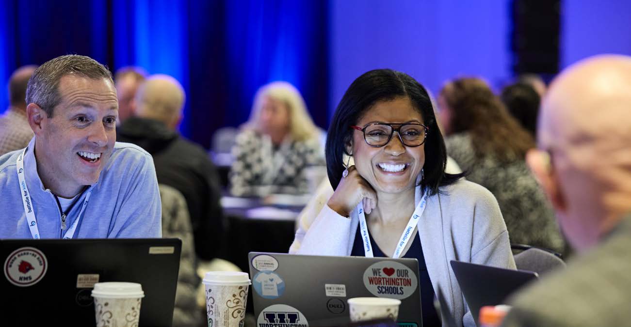 Annual Event attendees smiling