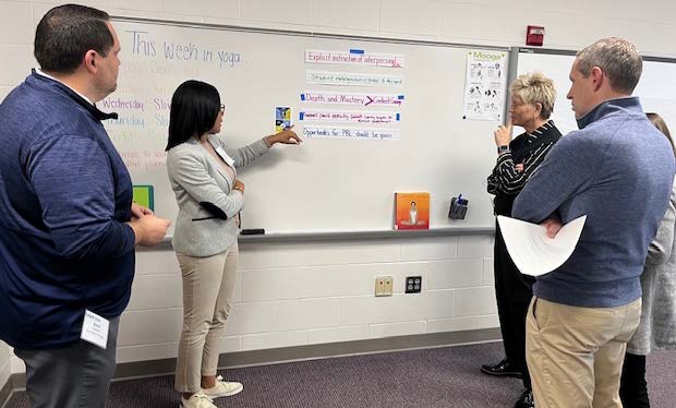 District works on problem of practice