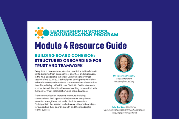 Building Board Cohesion: Structured Onboarding For Trust and Teamwork