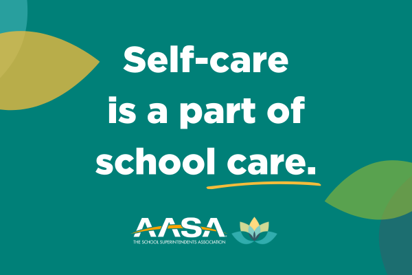 Self care is part of school care