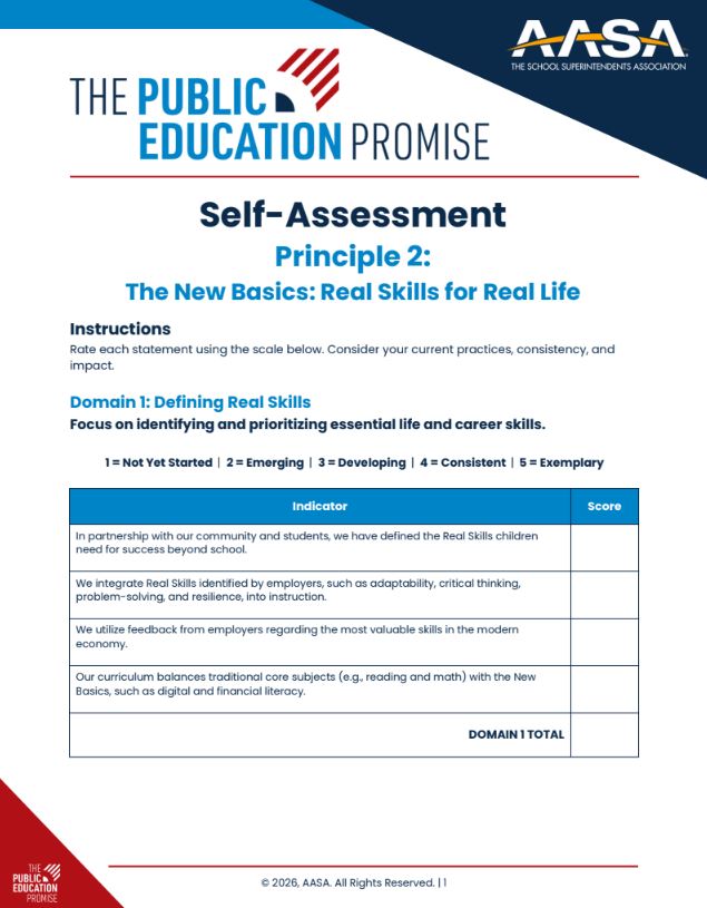 Self Assessment - Real Skills for Real Life