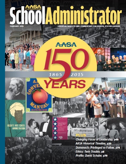 February 2015 School Administrator Cover