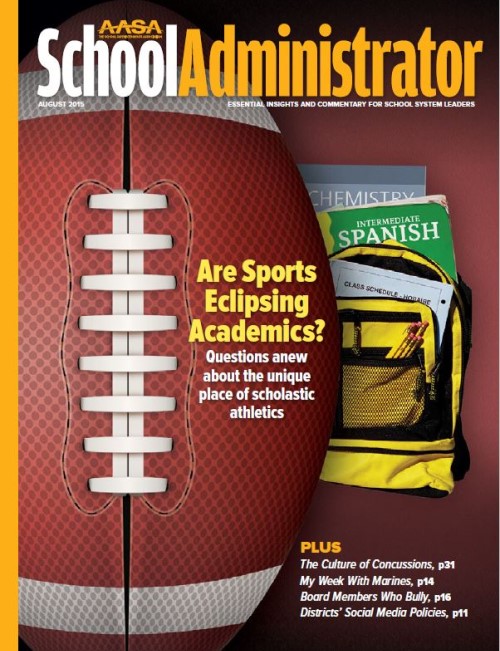 August 2015 School Administrator Cover