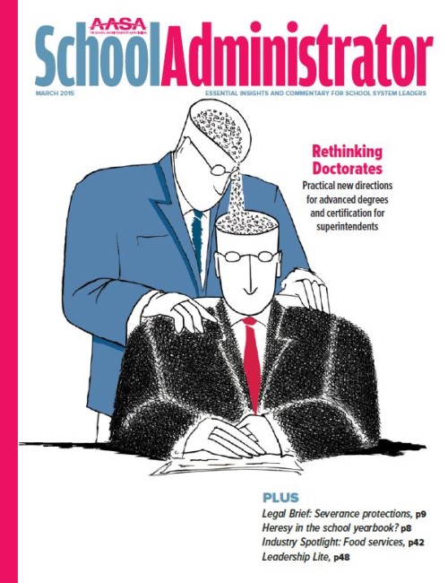 March 2015 School Administrator Cover