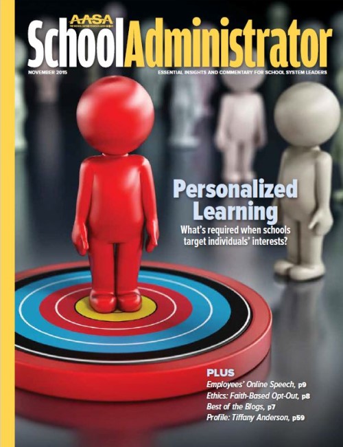 November 2015 School Administrator Cover