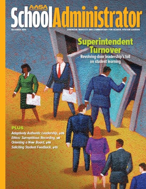 October 2015 School Administrator Cover
