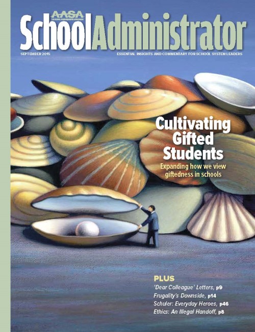 September 2015 School Administrator Cover