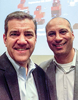 Zoul and Casas pose for a photo