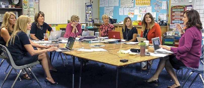 Michelle Pinchot and the instructional leadership team 