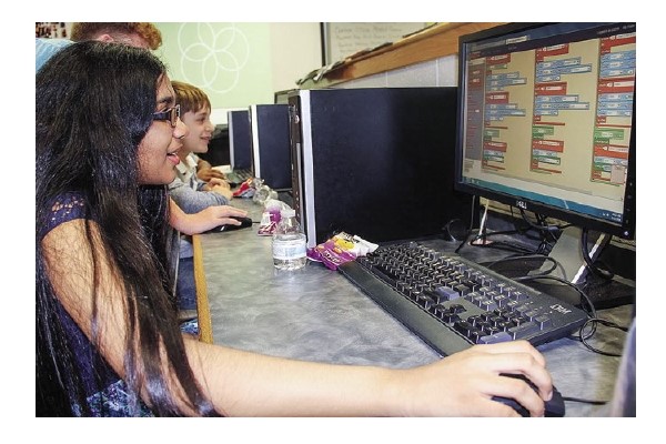 Student coding video game