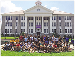 Rising juniors in Henrico County, Va., paid an overnight campus visit to James Madison University in Harrisonburg, Va., learning about dorm life, dining options and team building.