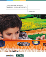 “Leveling the Playing Field for Rural Students” is a 2018 report by AASA and the Rural School and Community Trust describing how federal policies could improve equity for children in rural communities.