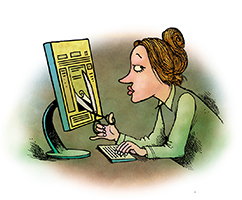 Cartoon Depicting Plagiarism