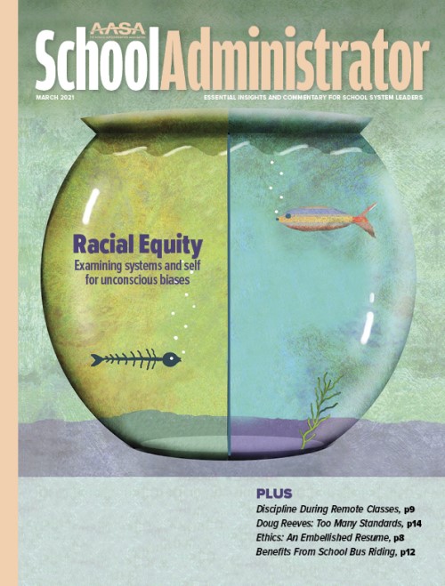 March 2021 Cover of School Administrator Magazine