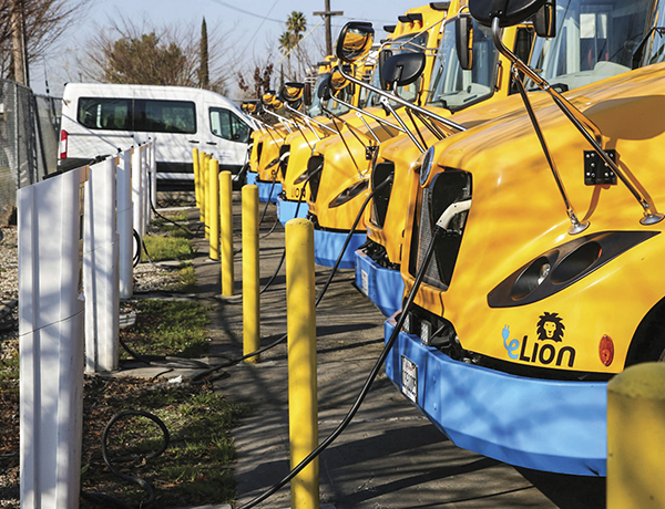 Electric Buses Plugged In