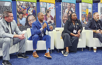 Social media lounge panel at National Conference on Education 2023