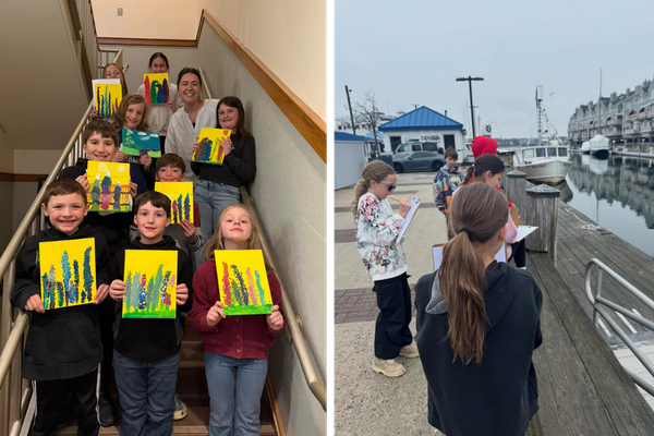 Young students at Gorham School District in Maine