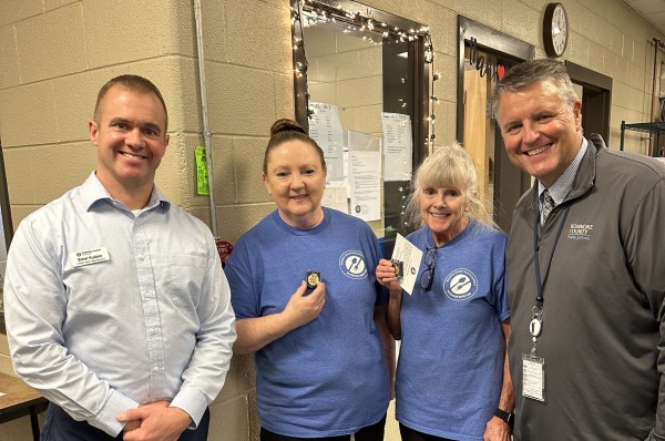 Honoring the service of Roanoke County employees includes nutrition associates and other support staff